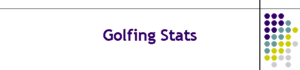Golfing Stats